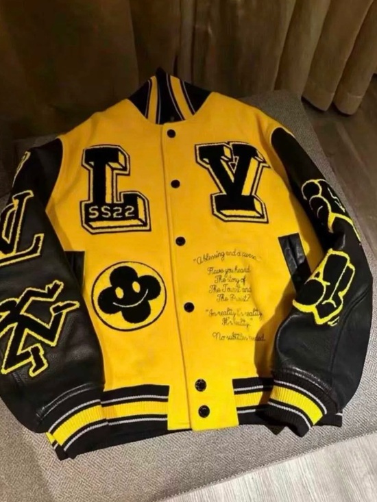 Louis Vuitton Yellow and Black Branded Interior Detail